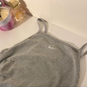 Nike grey crop top